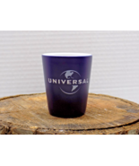 Navy Blue Etched Universal Studios TM Ceramic Shot Glass Theme Park Souv... - $8.90
