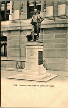 Stephen Girard Statue Philadelphia Pennsylvania PA UNP Unused DB Postcard D9 - £9.34 GBP