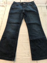 DKNY Women&#39;s Jeans Soho Boot Cut Blue Stretch Size 6S X 27 - £22.48 GBP
