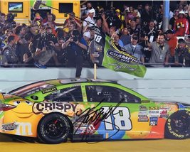 Autographed 2015 Kyle Busch #18 M&Ms Racing Sprint Cup Series Champion (Homestea - £71.91 GBP