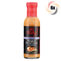 6x Bottles House Of Tsang Bangkok Peanut Dipping Sauce | Gluten Free | 11.5oz - £37.76 GBP