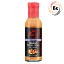 6x Bottles House Of Tsang Bangkok Peanut Dipping Sauce | Gluten Free | 11.5oz - £37.31 GBP