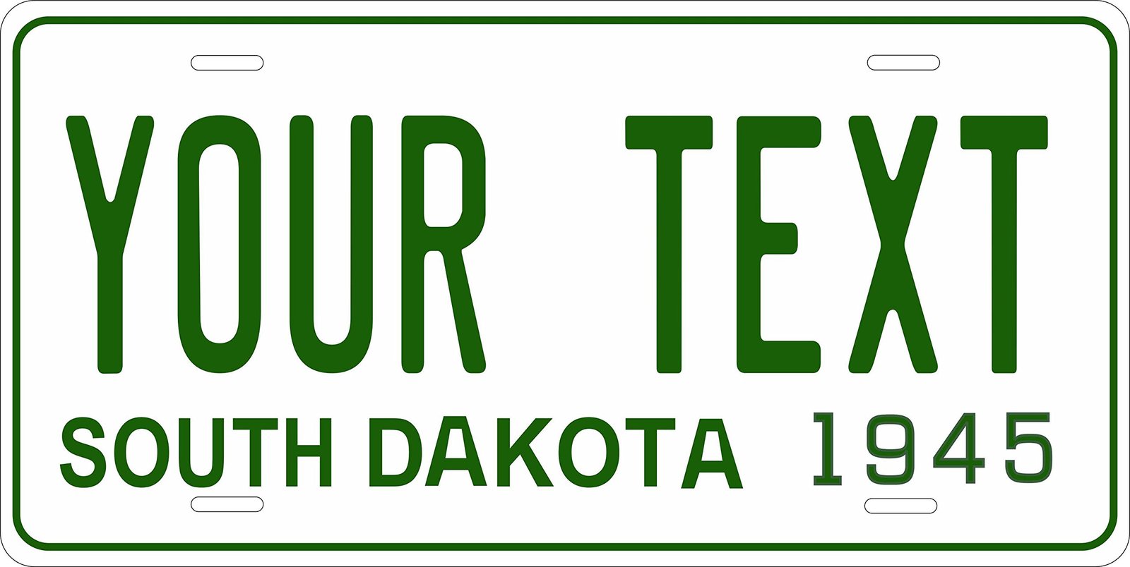 South Dakota 1945 Personalized Cutoms Novelty Tag Vehicle Car Auto License Plate - $16.75