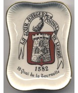 Vintage La Tour D&#39;Argent Poinct Ne Leurre 4 3/8&quot; Souvenir Tray Chantilly... - $8.81 CAD