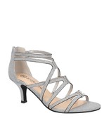 BELLA VITA Karlette Dress Sandals $85 - US Size 7 1/2 - Silver Glitter -... - $40.60 CAD