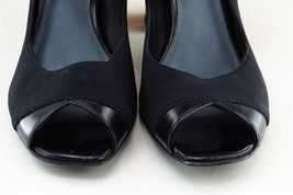 Via Spiga Women Sz 6.5 M Black Mary Janes Synthetic Shoes - £15.78 GBP