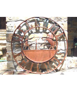 Iron Art Western Horse Roping Welcome Friends Sign 27 inches 1459 bz - £99.90 GBP