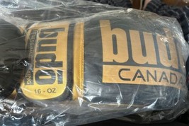 Budo Canada Boxing MMA Fitness 16oz Gloves, Black Gold NEW - £37.30 GBP