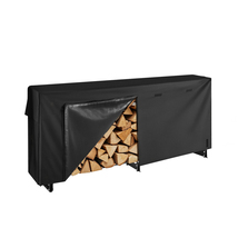 VEVOR Firewood Rack with Waterproof Cover, 8ft Outdoor Firewood Holder, ... - $88.99