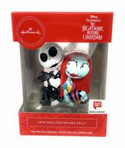 Hallmark - Disney Nightmare Before Christmas Jack Skellington &amp; Sally 20... - £10.07 GBP