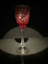 Faberge  Odessa Ruby Red Crystal Colored Glass - $245.00