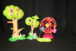 Lalaloopsy Sew Magical Sew Cute TreeHouse mini Ferris wheel tea cup seats &amp; doll - £23.66 GBP