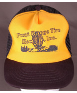 Vtg Front Range Tire Recycle, Inc Trucker Hat-Snapback-Mesh-Black/Yellow... - $24.30