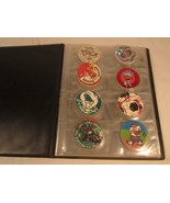 Lot of 30 Misc STACK N SMACK 1990&#39;s POGS Caps STREET KAPS &amp; Album [Y124A] - £14.42 GBP