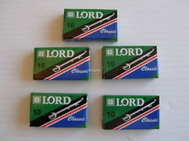 50 LORD Super Stainless Double Edge Razor Blades GREEN - $7.45