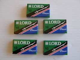 50 LORD Super Stainless Double Edge Razor Blades GREEN - £5.88 GBP