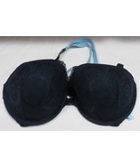 Victoria&#39;s Secret Front Closure DEMI NAVY BLUE BABY BLUE STRAPS Bra Size... - $94.07 CAD