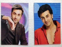 2 x Bollywood Actor Ranbir Kapoor Original Post card Postcards India Star - $8.25