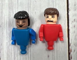 Knex Hometown Carnival Replacement People Figures Riders Red Blue Lot of 2 - £6.28 GBP