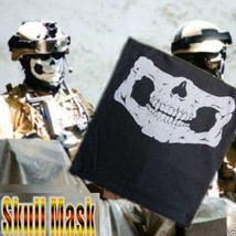 Skull Jaw Bone Bandana Head Wrap, Face Mask, Biker Scarf - £4.58 GBP