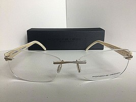 New PORSCHE DESIGN P 8209 P8209 C White 52mm Rimless Eyeglasses Frame  - £149.09 GBP