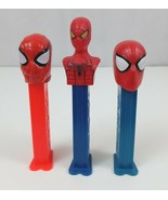 Vintage Lot Of 3 Superhero Pez Dispensers  3 Different Spiderman Pez Dis... - $14.87 CAD