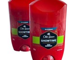 2 Old Spice Deodorant Showtime Aluminum Free Travel Size 50g Expires 7/2... - $38.95