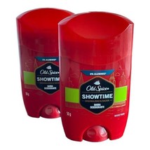 2 Old Spice Deodorant Showtime Aluminum Free Travel Size 50g Expires 7/2024 New - $38.95