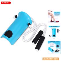 Sock Aid for Elderly with Foam Handles Blue Wide Easy On Easy Off Regula... - $19.75