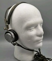 VINTAGE Trimm &quot;Type K&quot; Professiona Headset/Headphones w/Cloth Cord - Mad... - £29.87 GBP