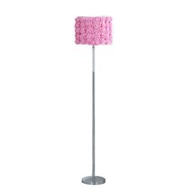 ORE HBL2802 Roses in Bloom Acrylic/Metal Floor Lamp Pink 63&quot; - £45.10 GBP