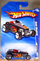 2010 Hot Wheels #144 HW Hot Rods 6/10 DEUCE ROADSTER Black w/Chrome 5 Spokes - £7.77 GBP
