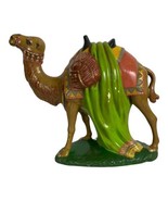 Hand Painted Holland Mold Camel Yellow Saddle Blanket Christmas Figurine... - £45.41 GBP