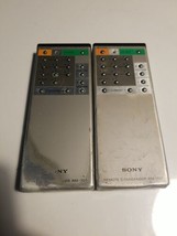 Lot of 2 Sony Commander RM-707 Remote Replacement TV Controller Vintage OEM - £7.08 GBP