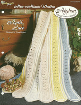 Needlecraft Shop Crochet Pattern 952190 April Lace Afghan Collectors Series - £2.35 GBP