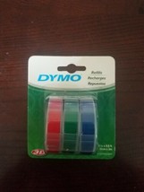 Dymo 9.8 in. L x 3/8 in. W Blue / Green / Red Label Maker Tape - £14.86 GBP