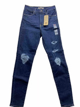 Levis Mile High Rise Super Skinny Blue Jeans Denim Size 29 X 30 8 Medium... - $29.19