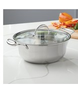 Princess Heritage Tri-Ply Stainless Steel 6-Qt Dutch Oven NEW - €137,33 EUR