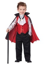 California Costumes - Dapper Vampire - Toddler Costume - Size 3 - 4 - Black/Red - £21.61 GBP