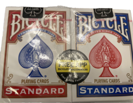 Playing Cards Double Pack Set of 2 Bicycle Standard Cards Sealed Poker Game - £9.43 GBP
