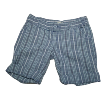 Mossimo Junior&#39;s Midi Shorts ~ Purple &amp; Blue ~ Sz 3 ~ 100% Cotton ~ Striped - £10.56 GBP