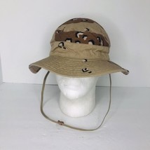 Vintage Desert Storm US Military Boonie BDU Hat 7-3/4 Desert Camo - $34.55