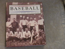 Baseball An Illustrated History Geoffrey Ward &amp; Ken Burns Stated 1st Ed ... - £21.89 GBP