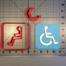Wheelchair Sign 100 Cookie Cutter Set - £5.17 GBP+