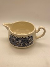 Vintage Homer Laughlin Shakespeare Stratwood Collection Blue-White Creamer - £7.93 GBP