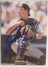 Joe Girardi Signed Autographed 1996 Fleer Baseball Card - Colorado Rockies - £11.79 GBP