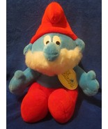 The Smurfs Sitting Plush Doll Stuffed Animal 12-1/2&quot; Sitting - $10.93