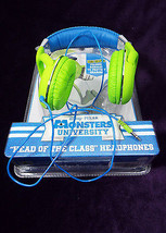 Disney Pixar Monsters (U) University Head of the Class Headphones Mike MU-140 - £24.10 GBP