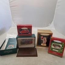 Hallmark CHRISTMAS TRAIN Limited Edition and OUR FAMILY Photo Holder Orn... - $4.95