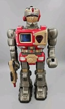 Vintage HAP-P-KID Plastic Robot 15&quot; Tall It Talks &amp; Lights Up Parts Only - £6.68 GBP